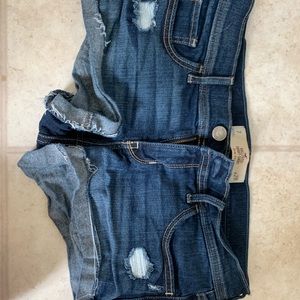 Hollister jean shorts